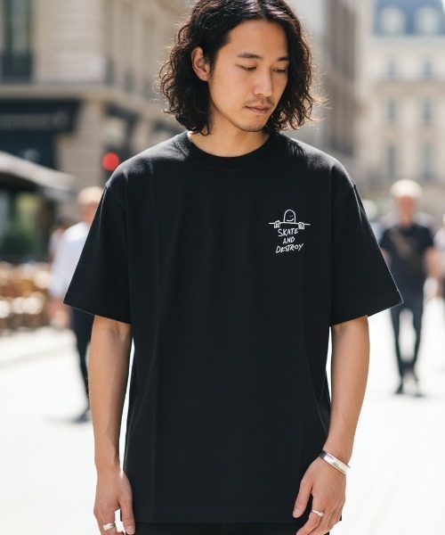 THRASHER(スラッシャー)の「GONZ ART S/S T-SHIRTS/THRASHER スラッシャー 半袖Tシャツ ワンポイントプリント バックプリント ストリート スケーターユニセックス(Tシャツ/カットソー・メンズ・ブラック/ホワイト/パープル系その他・X-LARGE/SMALL/LARGE/MEDIUM)」の9枚目の写真