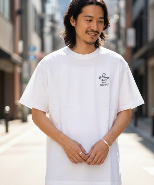 THRASHER(スラッシャー)の「GONZ ART S/S T-SHIRTS/THRASHER スラッシャー 半袖Tシャツ ワンポイントプリント バックプリント ストリート スケーターユニセックス(Tシャツ/カットソー・メンズ・ブラック/ホワイト/パープル系その他・X-LARGE/SMALL/LARGE/MEDIUM)」の6枚目の写真
