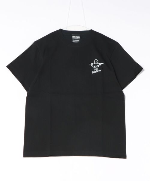 THRASHER(スラッシャー)の「GONZ ART S/S T-SHIRTS/THRASHER スラッシャー 半袖Tシャツ ワンポイントプリント バックプリント ストリート スケーターユニセックス(Tシャツ/カットソー・メンズ・ブラック/ホワイト/パープル系その他・X-LARGE/SMALL/LARGE/MEDIUM)」の12枚目の写真