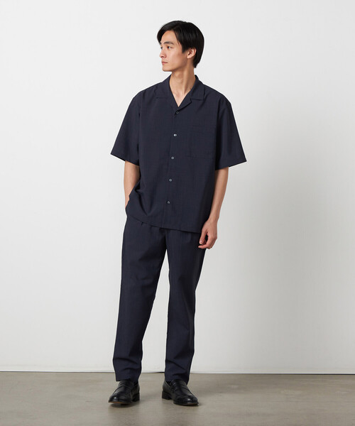 COMME CA ISM（コムサイズム）の「【ウォッシャブル】リネンライクポリエステル テーパードパンツ（スラックス・メンズ・カーキ/ブラック/ネイビー・SMALL/LARGE/MEDIUM/X-LARGE）」の10枚目の写真