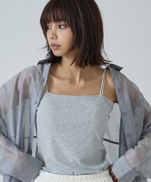 【カップ取り外し可能】カップインキャミ