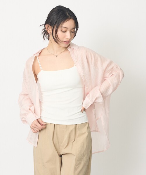 abahouse mavie（アバハウスマヴィ）の「【ｶｯﾌﾟ取り外し可能】ｶｯﾌﾟｲﾝｷｬﾐ（Tシャツ/カットソー・レディース・ホワイト/ライトグレー/ブラック・フリー）」の4枚目の写真
