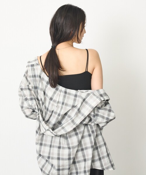 abahouse mavie（アバハウスマヴィ）の「【ｶｯﾌﾟ取り外し可能】ｶｯﾌﾟｲﾝｷｬﾐ（Tシャツ/カットソー・レディース・ホワイト/ライトグレー/ブラック・フリー）」の14枚目の写真
