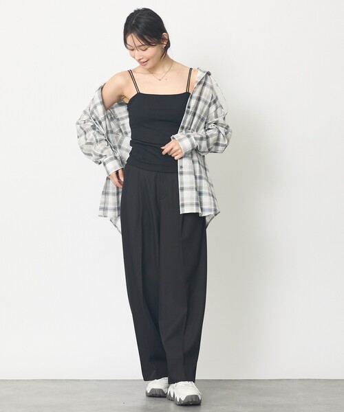abahouse mavie（アバハウスマヴィ）の「【ｶｯﾌﾟ取り外し可能】ｶｯﾌﾟｲﾝｷｬﾐ（Tシャツ/カットソー・レディース・ホワイト/ライトグレー/ブラック・フリー）」の16枚目の写真