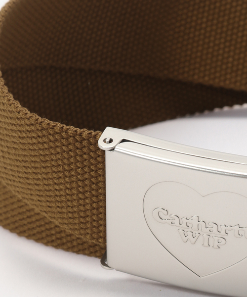 Carhartt WIP（カーハートダブリューアイピー）の「CARHARTT WIP / カーハート ダブリューアイピー HEART CLIP BELT（ベルト・メンズ・キャメル/ブラック・FREE）」の7枚目の写真