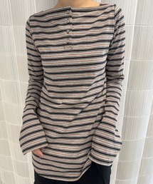 Ameri（アメリ）の「COLORFUL BORDER L/S TOP（Tシャツ/カットソー）」