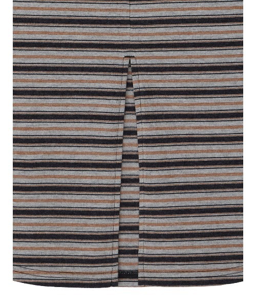 Ameri(アメリ)の「COLORFUL BORDER L/S TOP(Tシャツ/カットソー・レディース・アイボリー/ベージュ/グレー・FREE)」の5枚目の写真