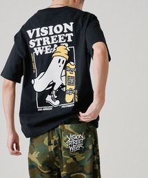 VISION STREET WEAR(���B�W�����X�g���[�g�E�F�A)��Ghost Skater Tee / �o�b�N�v�����g S/S T�V���c(T�V���c/�J�b�g�\�[)