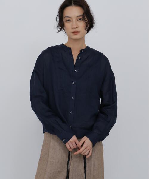 ◇【名品/ウォッシャブル/4カラー展開】ラミーボザムシャツブラウス