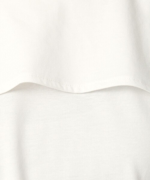 BEAUTY&YOUTH UNITED ARROWS(ビューティーアンドユースユナイテッドアローズ)の「【WEB限定 Wardrobe DAILY MINIMAL】ケープフリル ショートスリーブプルオーバー UVカット 接触冷感(Tシャツ/カットソー・レディース・ホワイト/ロイヤルブルー/ベージュ/ダークグレー・FREE)」の9枚目の写真