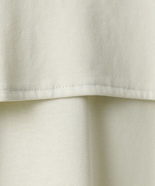 BEAUTY&YOUTH UNITED ARROWS(ビューティーアンドユースユナイテッドアローズ)の「【WEB限定 Wardrobe DAILY MINIMAL】ケープフリル ショートスリーブプルオーバー UVカット 接触冷感(Tシャツ/カットソー・レディース・ホワイト/ロイヤルブルー/ベージュ/ダークグレー・FREE)」の10枚目の写真