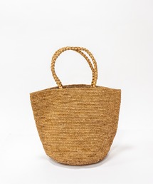MADE IN MADA（メイドインマダ）の「【MADE IN MADA /メイドインマダ】大きめ　かごバッグ　ラフィア　トートバッグ（かごバッグ）」
