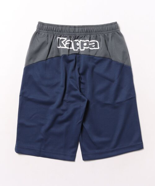 Kappa(カッパ)の「Kappa カッパ ハーフパンツ ロゴ 配色切替 速乾(その他パンツ・キッズ・ネイビー/ブルー・170cm/150cm)」の3枚目の写真