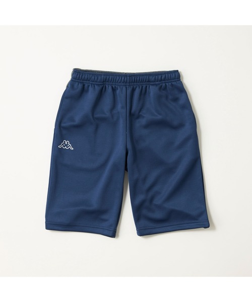 Kappa(カッパ)の「Kappa カッパ ハーフパンツ ロゴ 配色切替 速乾(その他パンツ・キッズ・ネイビー/ブルー・170cm/150cm)」の1枚目の写真