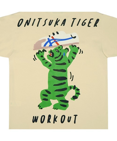 Onitsuka Tiger(オニツカタイガー)の「OVERSIZED GRAPHIC T / オーバーサイズグラフィックティー(Tシャツ/カットソー・レディース・ブラック/アイボリー・S/XS/XL/L/M)」の5枚目の写真