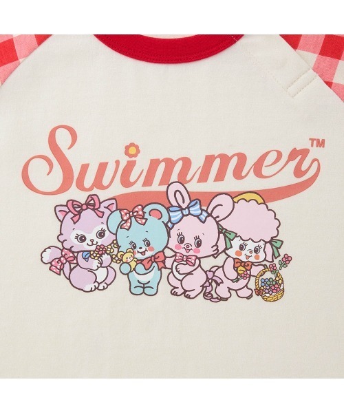 Belle Maison(ベルメゾン)の「SWIMMERコラボ ラグラン半袖Tシャツ(Tシャツ/カットソー・キッズ・レッド系その他3/ブルー系その他2・80/90/100/110/120)」の10枚目の写真