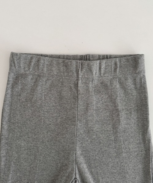 CANAL JEAN（キャナルジーン）の「Miller　パネルリブハーフレギンス（レギンス/スパッツ・レディース・ブラック/ヘザーグレー・ONE SIZE）」の12枚目の写真