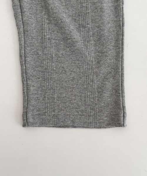 CANAL JEAN（キャナルジーン）の「Miller　パネルリブハーフレギンス（レギンス/スパッツ・レディース・ブラック/ヘザーグレー・ONE SIZE）」の13枚目の写真