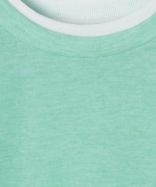 GEORGE'S（ジョージズ）の「レイヤードTシャツ（Tシャツ/カットソー・レディース・ベージュ/ブルー/ブラック/ブラウン/レッド・FREE）」の22枚目の写真