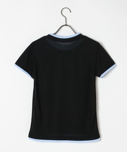 GEORGE'S（ジョージズ）の「レイヤードTシャツ（Tシャツ/カットソー・レディース・ベージュ/ブルー/ブラック/ブラウン/レッド・FREE）」の13枚目の写真