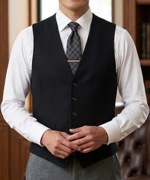 TETE（テット）の「【TETE SELECTION】ジレベスト/Vネック 薄手 レイヤード スーツ ビジカジ 大人 ユニセックス（スーツベスト）」