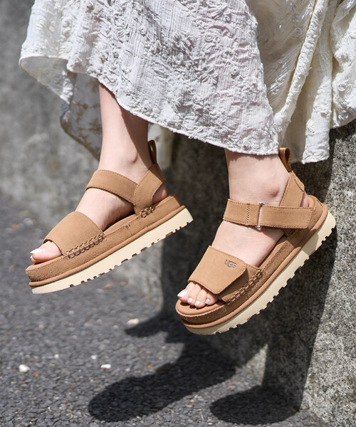 FREAK'S STORE（フリークスストア）の「UGG/アグ W GOLDENSTAR[23.0cm～24.0cm展開]/ゴールデンスター（サンダル・レディース・キャメル/ブラック/ベージュ・7/6）」の8枚目の写真