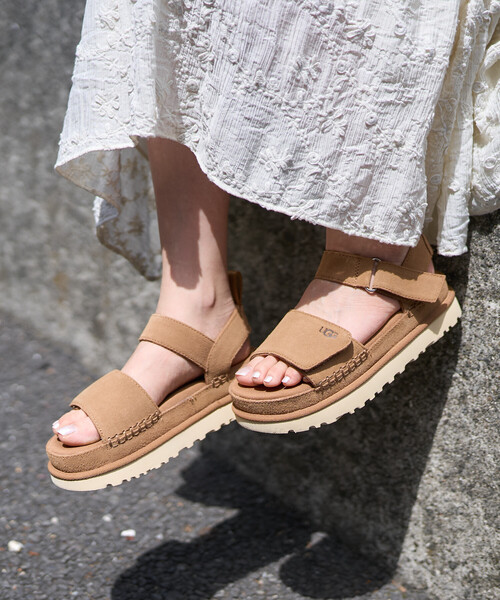 FREAK'S STORE（フリークスストア）の「UGG/アグ W GOLDENSTAR[23.0cm～24.0cm展開]/ゴールデンスター（サンダル・レディース・キャメル/ブラック/ベージュ・7/6）」の10枚目の写真