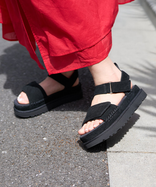 FREAK'S STORE（フリークスストア）の「UGG/アグ W GOLDENSTAR[23.0cm～24.0cm展開]/ゴールデンスター（サンダル・レディース・キャメル/ブラック/ベージュ・7/6）」の12枚目の写真