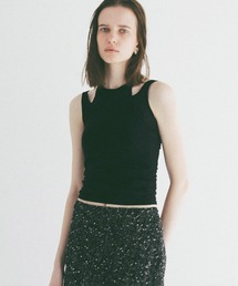 CLANE | LAYER SHEER SET TOPS(タンクトップ)
