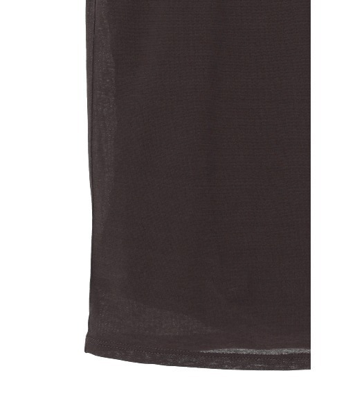 CLANE(クラネ)の「LAYER SHEER SET TOPS(タンクトップ・レディース・ブラウン/ブラック/ホワイト・1/2)」の15枚目の写真