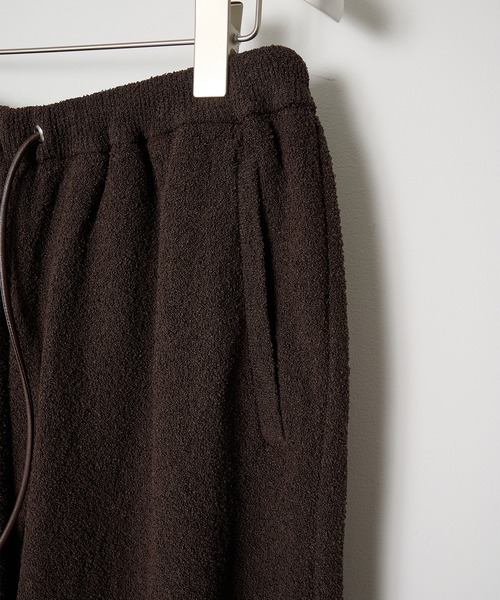 walenode（ウェルノード）の「【walenode】Paper boucle Uncle pants（その他パンツ・メンズ・ダークブラウン・1）」の6枚目の写真