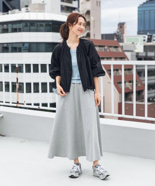 URBAN RESEARCH DOORS(アーバンリサーチドアーズ)の「『UR TECH』ポケッタブル撥水ノーカラーブルゾン | UVカット/紫外線対策/接触冷感/アウトドア/旅行/軽量/コンパクト(ブルゾン・レディース・ブラック/オフホワイト・FREE)」の19枚目の写真