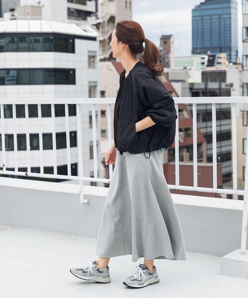 URBAN RESEARCH DOORS(アーバンリサーチドアーズ)の「『UR TECH』ポケッタブル撥水ノーカラーブルゾン | UVカット/紫外線対策/接触冷感/アウトドア/旅行/軽量/コンパクト(ブルゾン・レディース・ブラック/オフホワイト・FREE)」の20枚目の写真