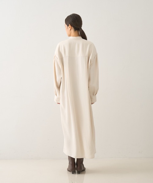 DESIGNWORKS(デザインワークス)の「レースコンビシャツワンピース(ワンピース・レディース・アイボリー/ネイビー・38)」の16枚目の写真