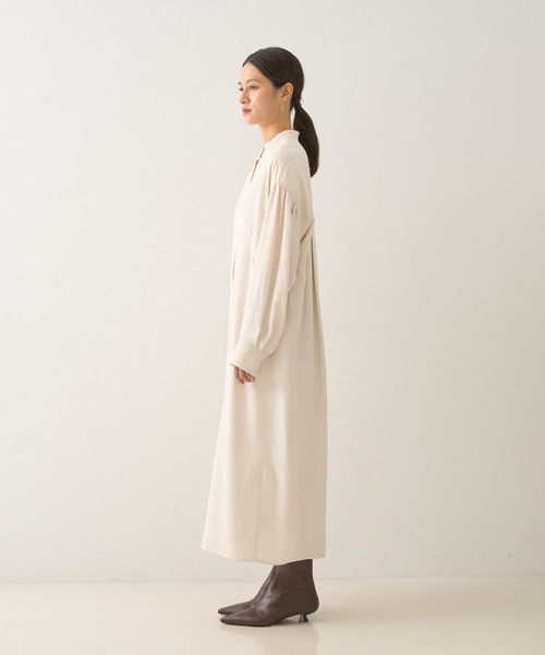 DESIGNWORKS(デザインワークス)の「レースコンビシャツワンピース(ワンピース・レディース・アイボリー/ネイビー・38)」の20枚目の写真