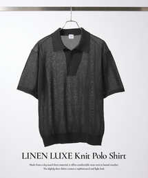 EDIFICE | LINEN LUXE ニット ポロ(ポロシャツ)