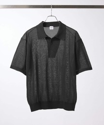 LINEN LUXE ニット ポロ