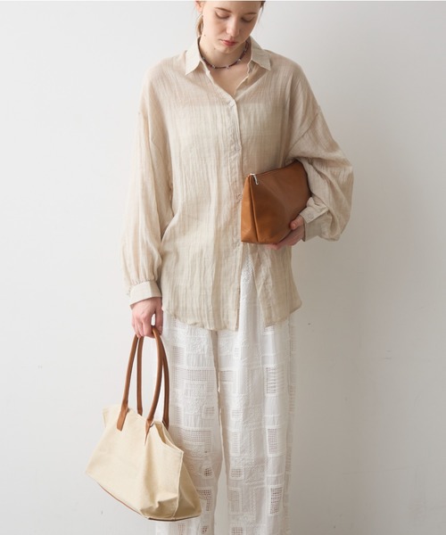 Crisp(クリスプ)の「natural combi tote bag / ナチュラルコンビトートバッグ(トートバッグ・レディース・ブラウン/ブラック・ONESIZE)」の14枚目の写真