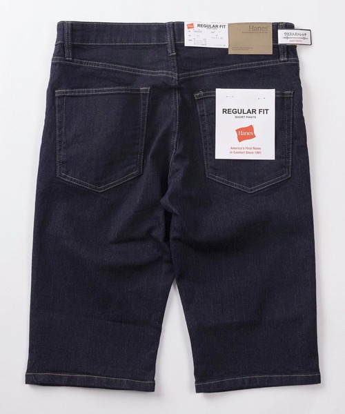 HANES（ヘインズ）の「【78】【Hanes/ヘインズ】ストレッチ レギュラーフィット デニムショートパンツ（デニムパンツ・メンズ・ライトブルー/ブルー/ワンウォッシュ・S/M/L/XL）」の19枚目の写真