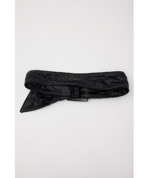 LAGUA GEM（ラグアジェム）の「THICK TIE ベルト（ベルト・レディース・ブラック・FREE）」の2枚目の写真