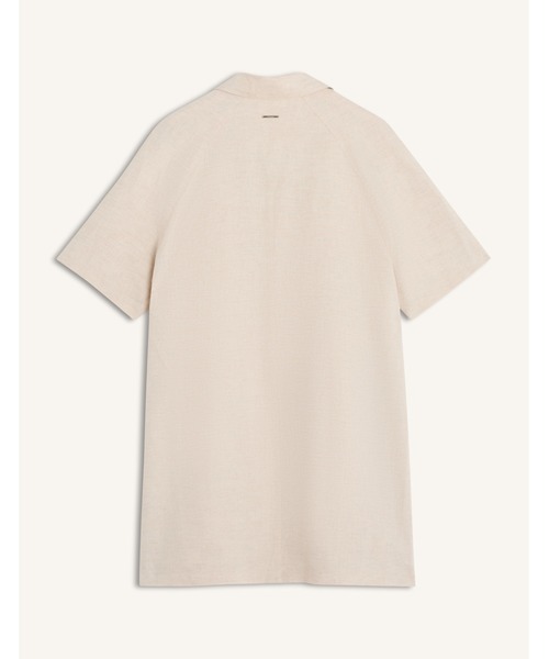 Maison Kitsune(メゾンキツネ)の「LINEN POLO MINI DRESS(ワンピース・レディース・ベージュ・40/38/36/34/42)」の2枚目の写真