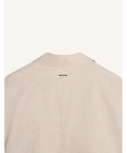 Maison Kitsune(メゾンキツネ)の「LINEN POLO MINI DRESS(ワンピース・レディース・ベージュ・40/38/36/34/42)」の3枚目の写真