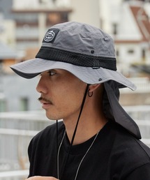 POLeR | POLeR/ポーラー 2WAY DRAW+SUNGUARD BRIM HAT サンガード付き メッシュブリムハット メンズ サファリハット アウトドアハット 2026年 夏 夏服(ハット)