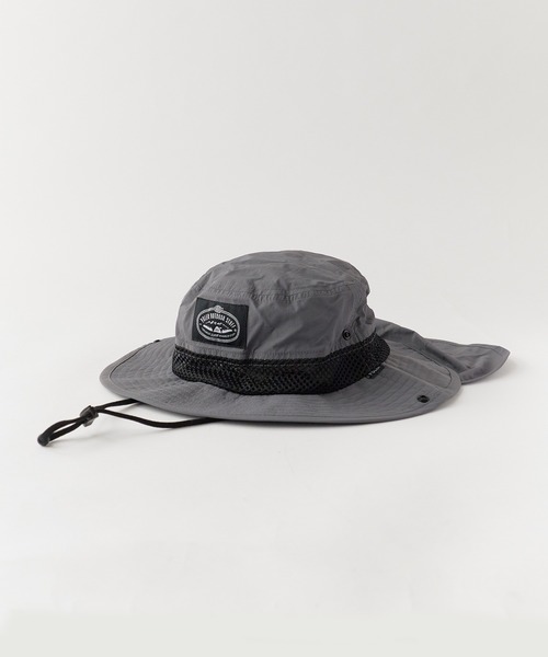 POLeR(ポーラー)の「POLeR/ポーラー 2WAY DRAW+SUNGUARD BRIM HAT サンガード付き メッシュブリムハット メンズ サファリハット アウトドアハット 2026年 夏 夏服(ハット・メンズ・ブラック/ネイビー/グレー・ONE SIZE)」の11枚目の写真