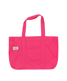 Ke906. Angled Pocket Utility Tote Hot Pink
