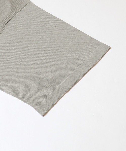 coca（coca）（コカ）の「シアーニットワイドクロップドトップス（Tシャツ/カットソー・レディース・ブラック/グレー・S/L/M）」の16枚目の写真