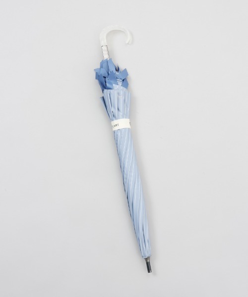 JILL STUART（ジルスチュアート）の「【 JILL STUART（ジル スチュアート）】・WEB限定・　リボン付き晴雨兼用パラソル(長傘)（長傘・レディース・ブラック/サックスブルー・FREE）」の10枚目の写真