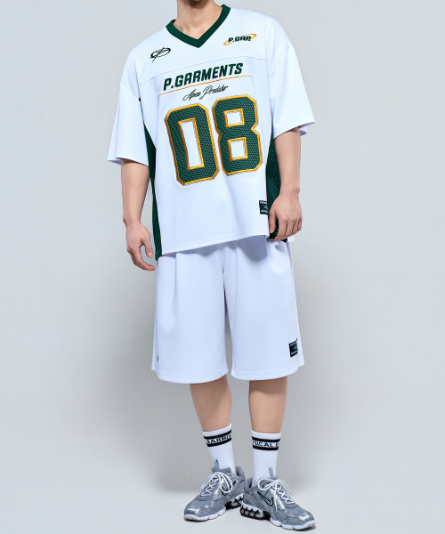 PHYSICAL GARMENTS（フィジカルガーメンツ）の「P2631 ソフトクッション フットボール バミューダパンツ [2COLOR]（その他パンツ・メンズ・ホワイト/ブラック・LARGE/XX-LARGE）」の22枚目の写真