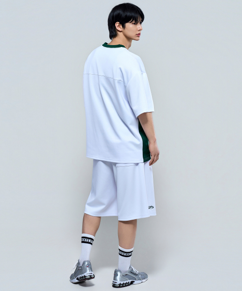 PHYSICAL GARMENTS（フィジカルガーメンツ）の「P2631 ソフトクッション フットボール バミューダパンツ [2COLOR]（その他パンツ・メンズ・ホワイト/ブラック・LARGE/XX-LARGE）」の21枚目の写真