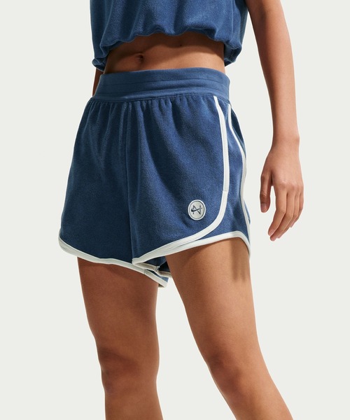 NIKE(ナイキ)の「NIKE W NSW NK CHLL TRRY TWL SHOR IF0572(その他パンツ・メンズ・ホワイト/ネイビー・S/M)」の8枚目の写真